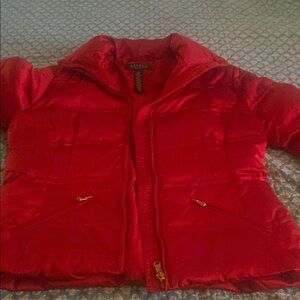 Ralph Lauren Red Puffer Jacket
